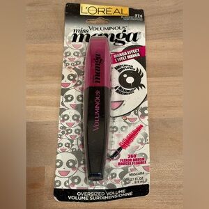 L'Oréal Miss Voluminous Manga Mascara in Blackest Black